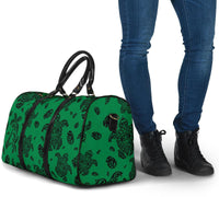 Polynesian Turtle Palm And Sea Pebbles Green Hawaii Travel Bag - Polynesian Pride