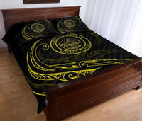 Palau Quilt Bed Set - Yellow - Frida Style - Polynesian Pride