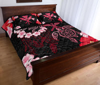 Hawaii Dream Catcher Turtle Hibiscus Plumeria Polynesian - Quilt Bed Set AH - Polynesian Pride