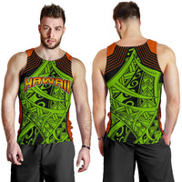 Polynesian Hawaii Men's Tank Top - Tribal Wave - Polynesian Pride