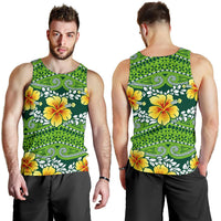 Polynesian Men Tank Top - Polynesian Hibiscus Patterns - Polynesian Pride