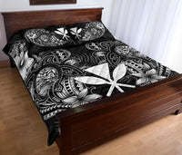 Polynesian Hawaii (Kanaka Maoli) Quilt Bed Set - White Turtle Homeland - Polynesian Pride