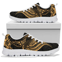 Polynesian Hawaii Sneakers - Polynesian Golden Humpback Whale - Polynesian Pride