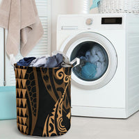 Hawaii Kakau Gold Polynesian Laundry Basket AH - Polynesian Pride