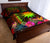 Nauru Polynesian Personalised Quilt Bed Set - Hibiscus and Banana Leaves - Polynesian Pride