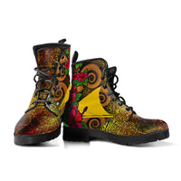 Tokelau Polynesian Leather Boots - Hibiscus Vintage - Polynesian Pride