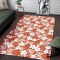 Hibiscus Flower Pattern Rug - Polynesian Pride
