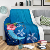 Hawaii Blue Moon Premium Blanket - AH - Polynesian Pride