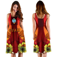 Guam Women's Dress - Tribal Tuna Fish - Polynesian Pride