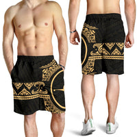 Yap Polynesian All Over Print Men's Short - Gold Version - Polynesian Pride