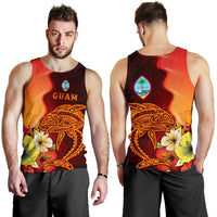 Guam Men Tank Top - Tribal Tuna Fish - Polynesian Pride