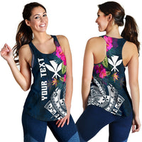 Polynesian Hawaii Custom Personalised Women's Racerback Tank - Summer Vibes - Polynesian Pride