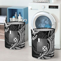 Wallis and Futuna Laundry Basket - Custom Personalised Wings Style - Polynesian Pride