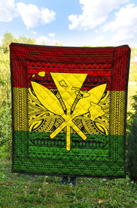 Hawaii Polynesian Kanaka Maoli Premium Quilt - Polynesian Pride