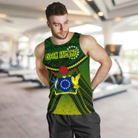 Cook Islands Men Tank Top Polynesian Tattoo Seashore - Polynesian Pride