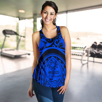 Polynesian Racerback Tanks - Guam Flag, Seal with Maui Moana Tattoo - Polynesian Pride