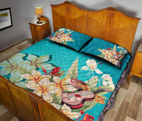 Plumeria Sound Quilt Bed Set - Polynesian Pride