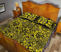 Hawaii Quilt Bed Set Polynesia Kakau Turtle AH - Polynesian Pride