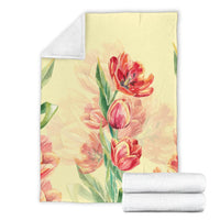 Beautiful Flower Premium Blanket - Polynesian Pride