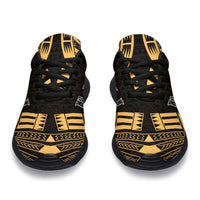 Fiji Sport Sneakers - Polynesian Tattoo Gold - Polynesian Pride