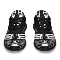 Austral Islands Sport Sneakers - Polynesian Tattoo Black - Polynesian Pride