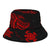Polynesian Bucket Hat - Red Turtle - Polynesian Pride