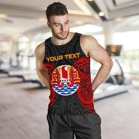Tahiti Polynesian Custom Personalised Men's Tank Top - Tahitians Spirit - Polynesian Pride