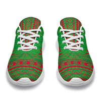 Vanuatu Sporty Sneakers - Polynesian Chief Flag Version - Polynesian Pride