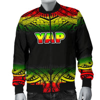 Yap Men's Bomber Jacket - Fog Reggae Style - Polynesian Pride