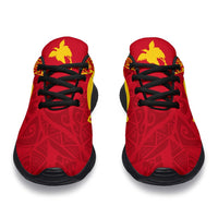 Papua New Guinea Sporty Sneakers - Transit Red Style - Polynesian Pride