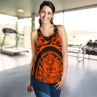 Polynesian Racerback Tanks - Guam Flag, Seal with Maui Moana Tattoo - Polynesian Pride