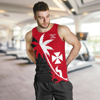 Wallis and Futuna Coconut Tree Men's Tank Top - Polynesian Pride