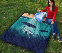 Sea Sunset Premium Quilt - Polynesian Pride