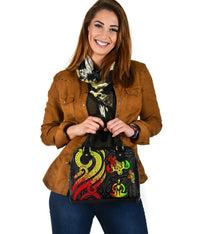 Vanuatu Shoulder Handbag - Reggae Tentacle Turtle - Polynesian Pride