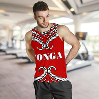 Tonga Tribal Pattern Men's Tank Top - Polynesian Pride
