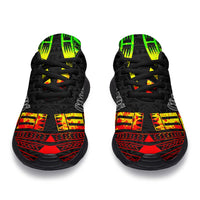 Cook Islands Sport Sneakers - Polynesian Tattoo Reggae - Polynesian Pride