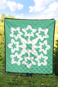 Hawaiian Premium Quilt Royal Pattern - Seafoarm - A1 Style - Polynesian Pride
