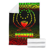 Pohnpei Premium Blanket - Reggae Fog Style - Polynesian Pride