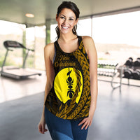 New Caledonia Women's Racerback Tank - Wings Style - Polynesian Pride