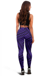 Polynesian Nation Violet Hawaii Women's Leggings AH - Polynesian Pride