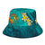 Tonga Polynesian Bucket Hat - Manta Ray Ocean - Polynesian Pride