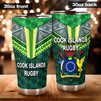 Cook Islands Ruby Tumbler Style Tumbler 30oz X-Large Green - Polynesian Pride