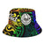 Tahiti Custom Personalised Premium Bucket Hat - Rainbow Polynesian Pattern - Polynesian Pride