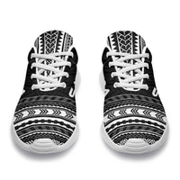 Samoa Sporty Sneakers - Polynesian Chief Black Version - Polynesian Pride