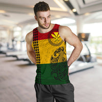 Hawaii Kanaka Flag Polynesian Personalized Men's Tank Top - Polynesian Pride
