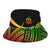 Vanuatu Custom Personalised Bucket Hat - Reggae Polynesian Tentacle Tribal - Polynesian Pride