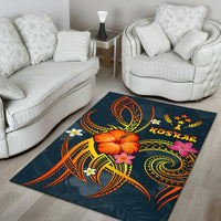 Kosrae Polynesian Area Rug - Legend of Kosrae (Blue) - Polynesian Pride