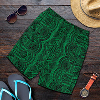 Polynesian Symmetry Green Men's Short - Polynesian Pride