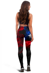 Samoa Polynesian Women's Leggings Smoking Style - Polynesian Pride