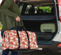 Hibiscus Flower Pattern Hawaii Travel Bag - Polynesian Pride